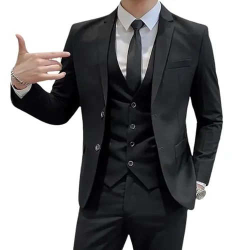 Terno Slim Masculino Executivo - Kit 3 Em 1 *super Oferta*