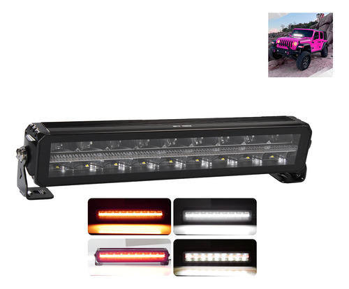 Barra 18 Hiper Led Doble Imperial 17 Pulgadas Reflector 4x4