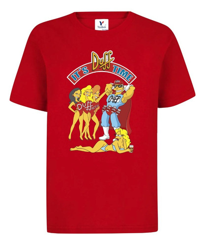 Playera Simpsons Homero Simpson Cerveza Duff Varios Diseños