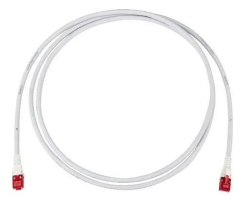 Patchcord Cat6a Ftp Lszh 10.00mt Gris 100% Cobra R&m