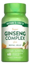 Comprar Nature's Truth Complejo Super Ginseng Con Jalea Real, 60 Cáp