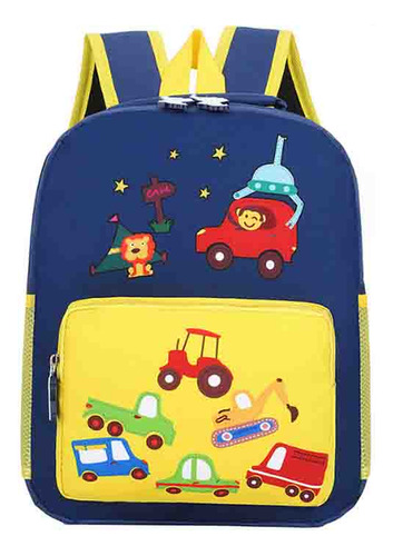 Mochila Ortopédica Para Niños, Coche De Juguete