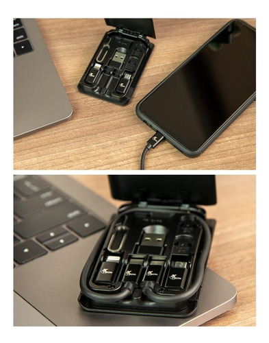 Cargador Viajero Xtech Xtc570 Cable Usb-c Lightning Microusb