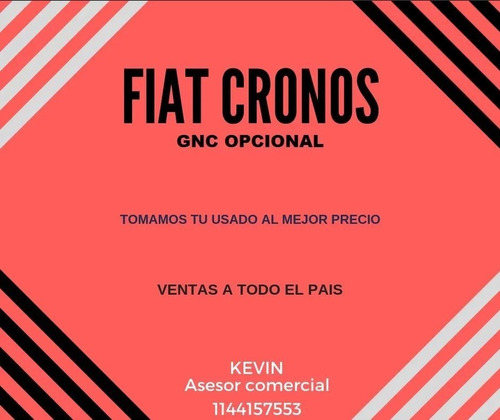 Fiat Cronos 1.3 0km 2021 $100.000 O Tu Usado - Gnc Opcion *