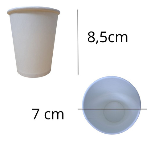 Vaso Polipapel Blanco 9 Oz (270cc) X 25 - Cienfuegos