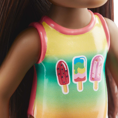 Boneca Barbie Club Chelsea Beach De 6 Polegadas Para Criança