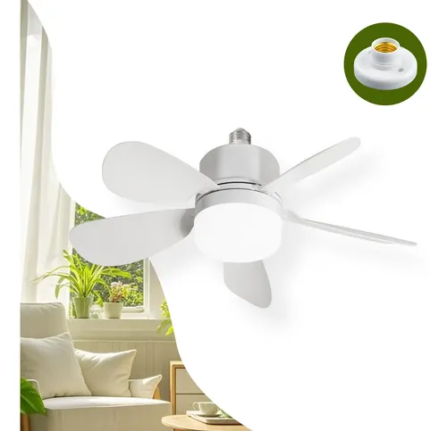 Ventilador Lâmpada de Teto Ajustável