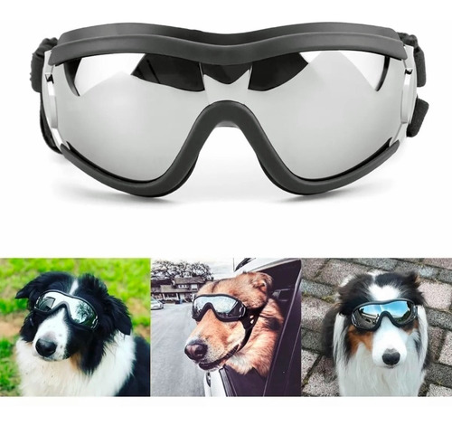 Gafas De Sol Para Perro Anti-uv Protector De Ojos Ajustable