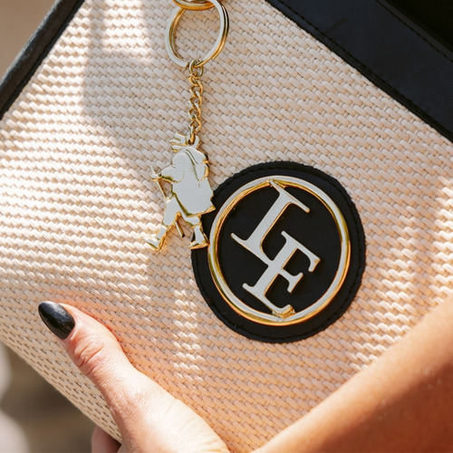 Clutch Marsella Rafia Negro