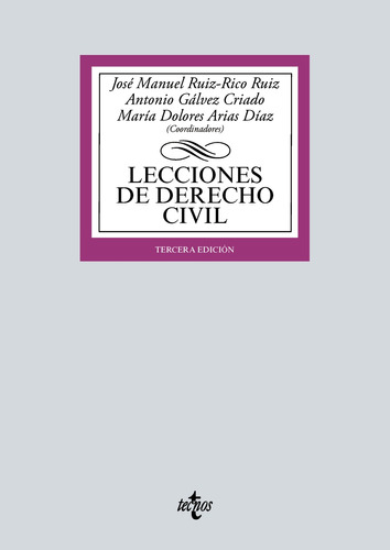 Libro Lecciones De Derecho Civil 2021 De Vvaa Tecnos