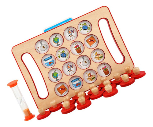 Juego Memoria Madera Didáctico Para Niños Memory Chess