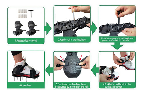 Pinzas Para Césped De Jardín, Zapatos De Aireación, Aireador