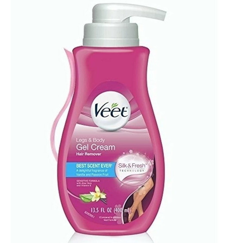 Depilatorio, Crema Depilatoria Veet Gel Sensitive, 13.5 Onza