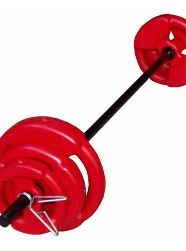 Kit Body Pump 17 Kg - Set Barra + Discos - Gym Fitness Wolfi