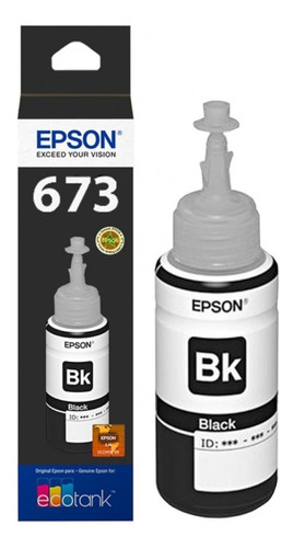 Tinta Original Epson T673 Negro L805 L810 L850 L1800