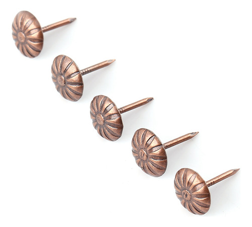 100 Clavos Decorativos Para Tapicería Vintage, Color Bronce