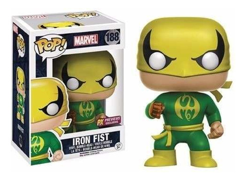 Funko Pop! Marvel Iron Fist 188 (Green) PX Previews Exclusive