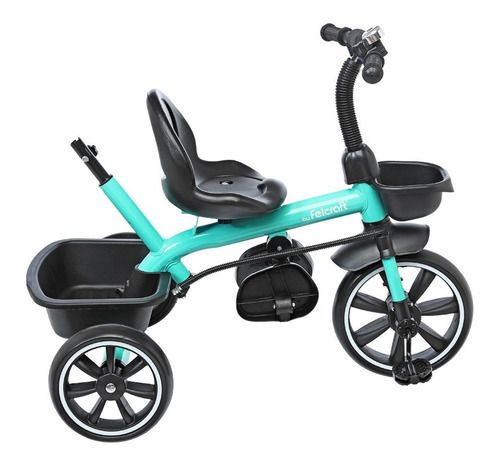 Triciclo Infantil Reforzado Manija Direccional Fit Color Verde claro