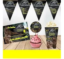 Comprar Editable  Jurassic World Dinosaurio Kit Imprimible Candy Bar