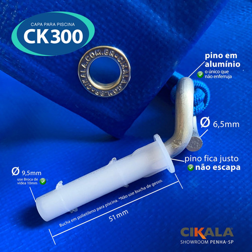 Imagem 3 de 7 de Lona Para Piscina 6,5x3,5 Mt Térmica + Proteção Sujeira