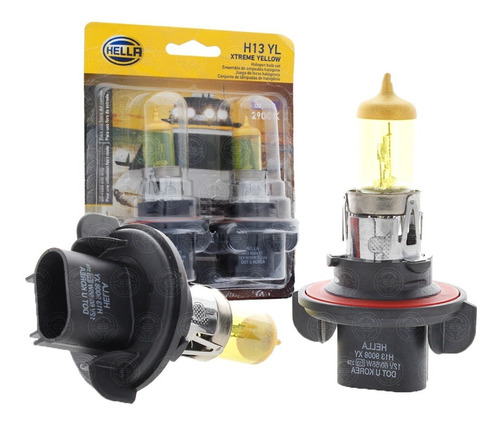 Foco Hella Xtreme Yellow H13 12v