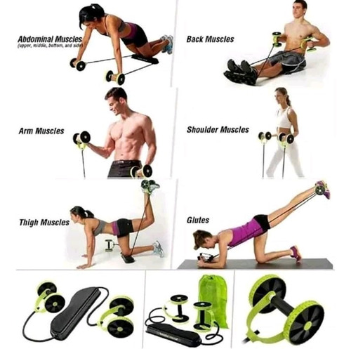 Mini Maquina De Jercicios Revoflex Xtreme Abdomen Bicep Mas