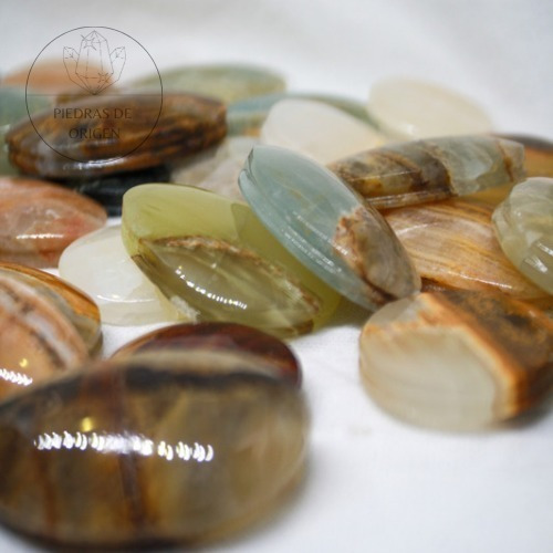 Cabuchones De Piedra - Ónix Surtido
