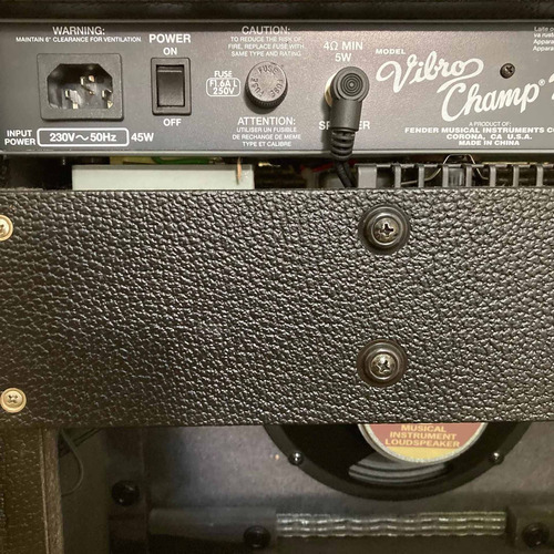 Fender Vibro Champ Xd, Valvulado Em Classe A