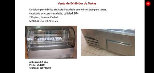 Exhibidor De Tortas Acero Calidad 304