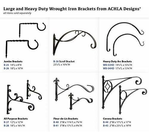 Soporte De Pared De Hierro Forjado Pequeño Multiusos B-27 De