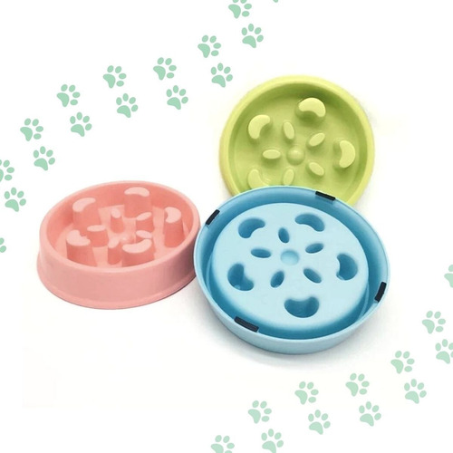 Plato Come Lento Para Mascotas Anti-ansiedad/ Fauna Salud