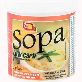 Sopa Cremosa Low Carb Light Nutricional Vários Sabores 300g