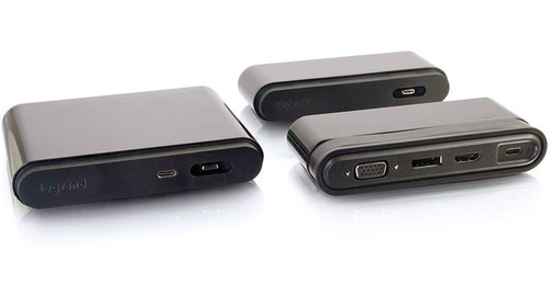 C2g Usb Type-c Travel Dock With Charging And Hub