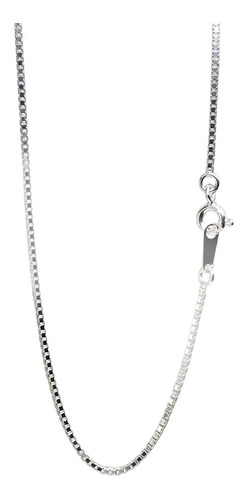 Cadena Collar Plata Esterlina Genuina 925, 1,2mm, 40cms