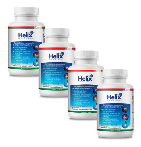 Colageno Hidrolizado + Magnesio Helix Original X4 Unidades