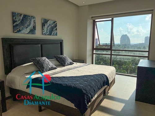 Cad La Isla Java F6. En Condominio De Playa. Terraza Con Vista A Las Albercas