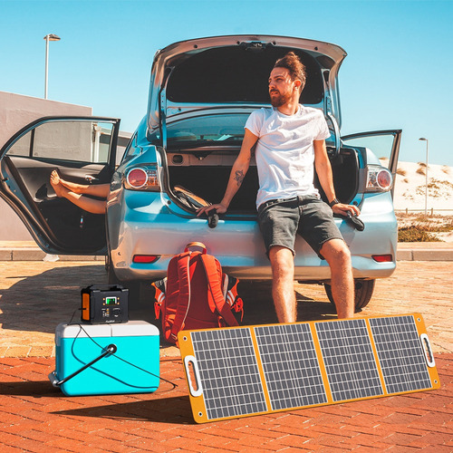 - Paneles Solares Impermeables Plegables Flashfish 100w/18v
