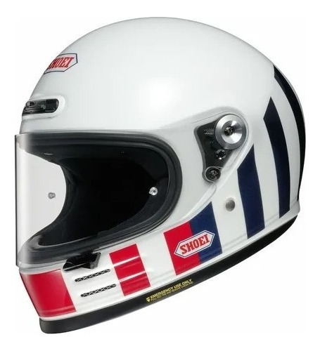 Capacete Cafe Racer Shoei Retro Glamster Resurrection Tc-5 Cor Branco Tamanho do capacete 60/L