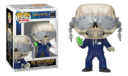 Figura De Accion Vic Rattlehead 320 Megadeth Funko Pop Rocks