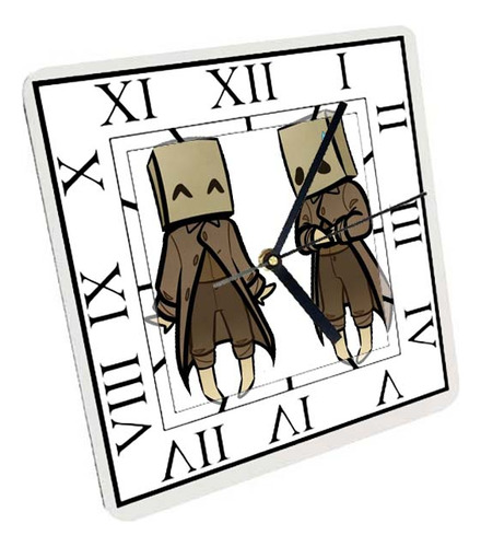 Reloj Madera Brillante Pared Y Mesa  Little Nightmares  A22