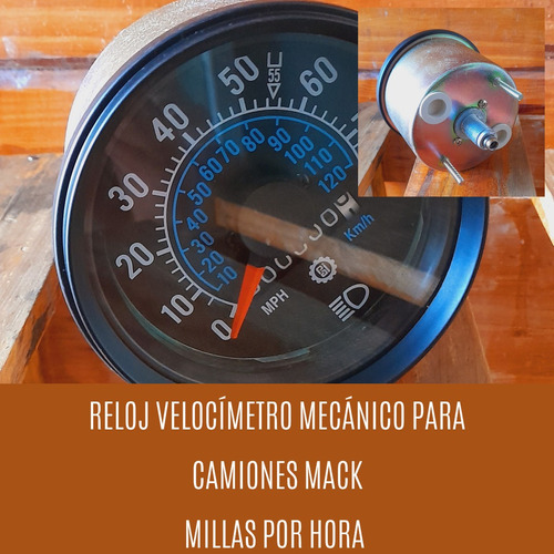 Reloj Velocimetro Mecanico Mph Mack R600 Rd400