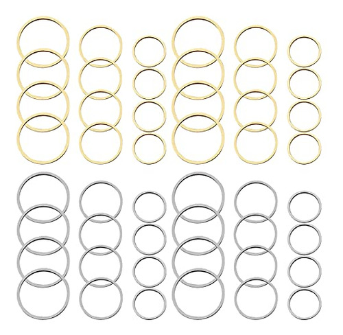 80pcs Circle Earrings Findings Hoops For Jewelry Making...