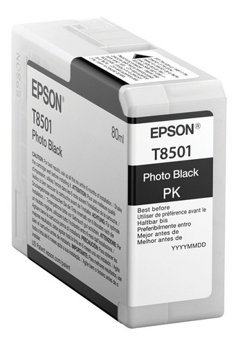 Tinta Epson Sc-p800 Negro Photo /v /v