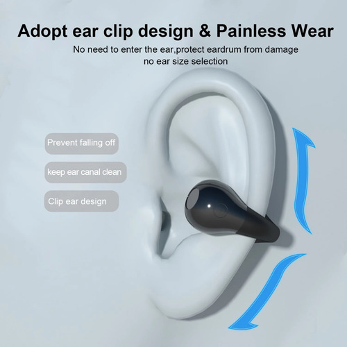 Auriculares Deportivos Comodos Clip Inalambricos Android
