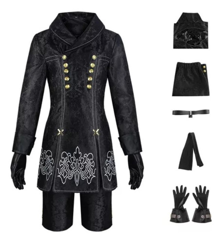 Tipo No.9 S Yorha Automata Nier 9s Traje Cosplay