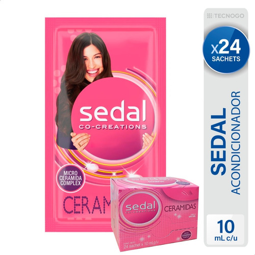 Acondicionador Sedal Ceramidas Co Creations Caja Sachets