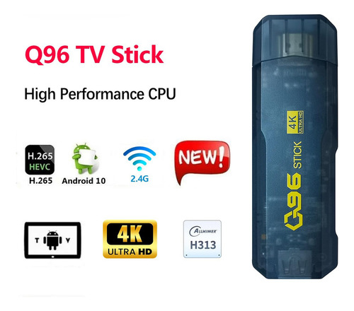 Tv Box Stick Android Q96 Portatil Entretenimiento Hogar Lau