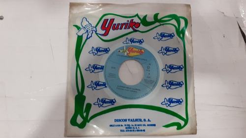 Lp 45rpm Los Grandes De La Costa Solo Llorar Acetato 45rpm