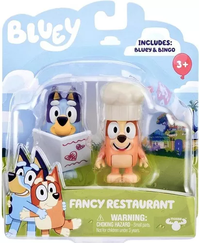 Figuras De Bluey Y Bingo - Fancy Restaurant - Original