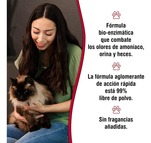 Arena Aglomerante Natures Miracle 3kg - Higiene Felina